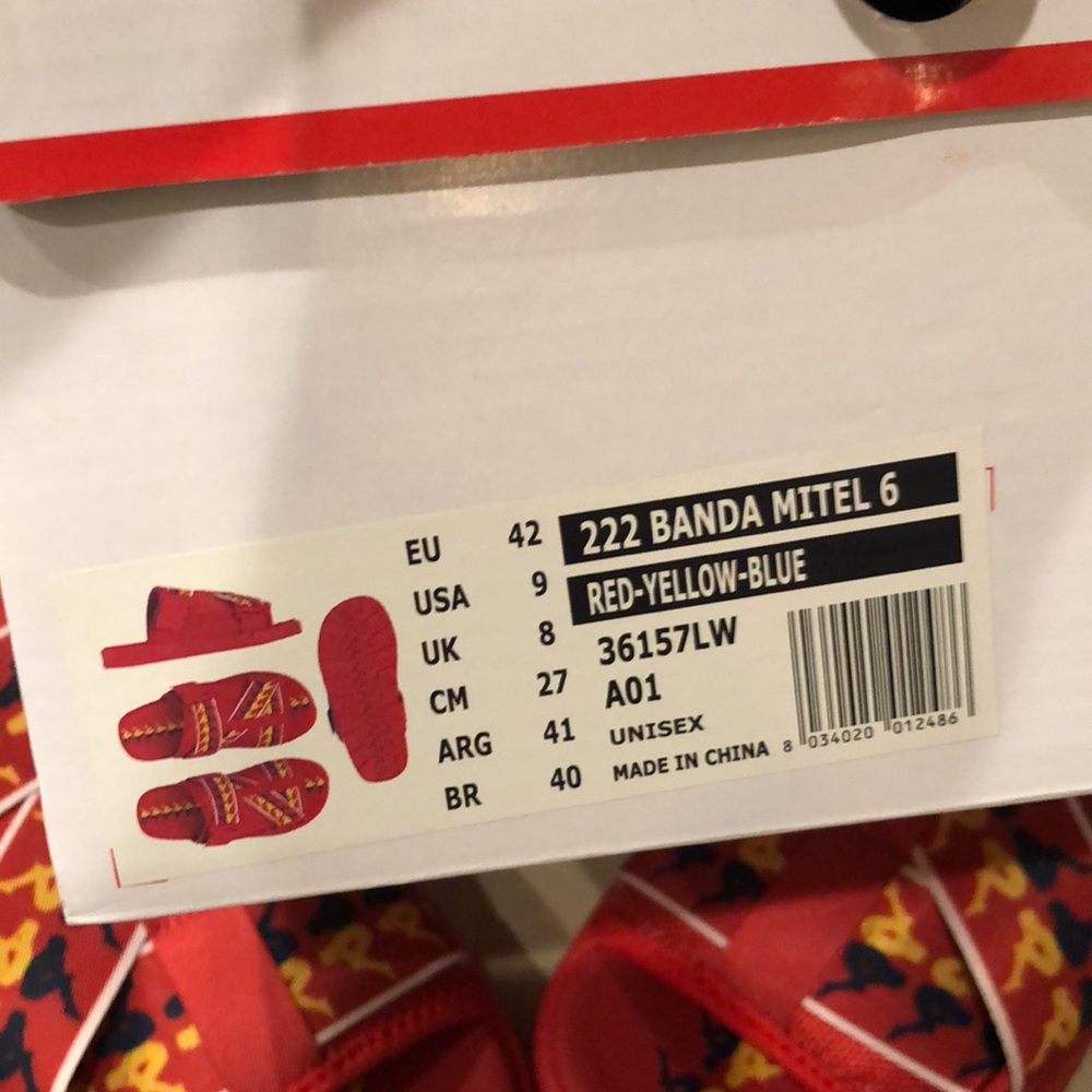 NIB KAPPA SANDLE unisex 222 Banda mitel 6 36157LW - Picture 3 of 16